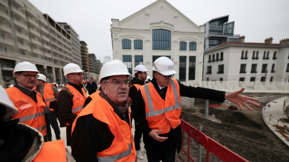 JO-2024: après sa visite du village olympique, Thomas Bach "très satisfait" des préparatifs
