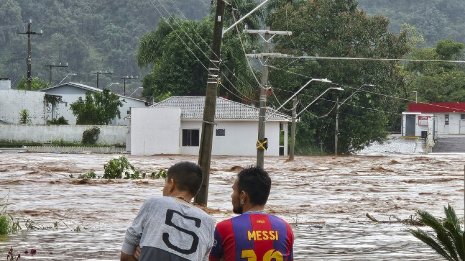 Tote und Zerst&ouml;rungen durch schwere &Uuml;berschwemmungen im S&uuml;den Brasiliens