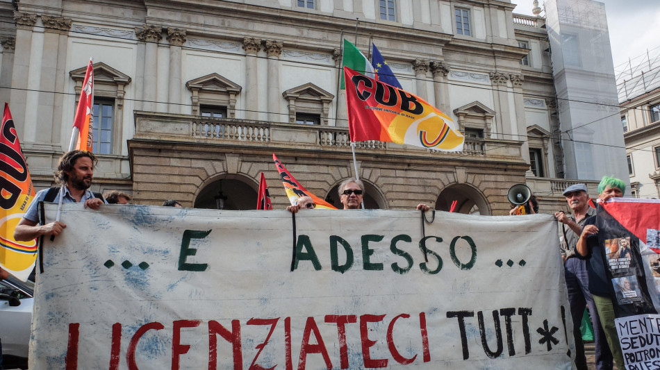 Licenziata dopo urlo Palestina libera, Scala condannata