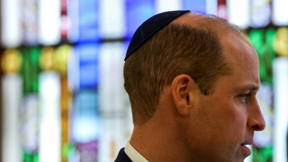 Prinz William verurteilt Zunahme von Antisemitismus in Gro&szlig;britannien