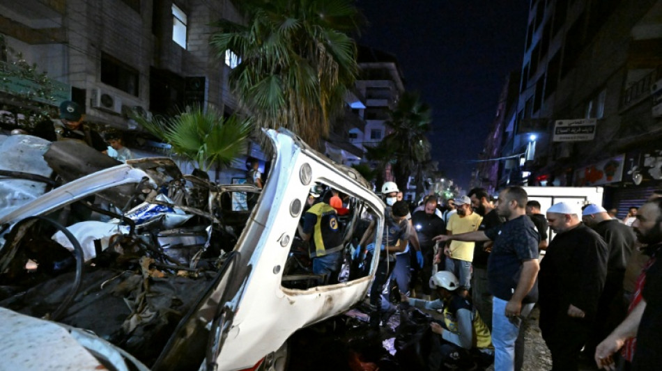 Syrische Staatsmedien: Bombe in Kleinbus nahe Damaskus explodiert
