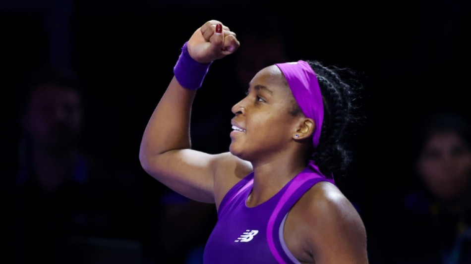 Gauff&nbsp;fights back to beat Zheng for WTA Finals title