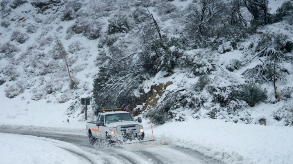 Ungew&ouml;hnlicher Wintersturm bringt Schnee nach S&uuml;dkalifornien