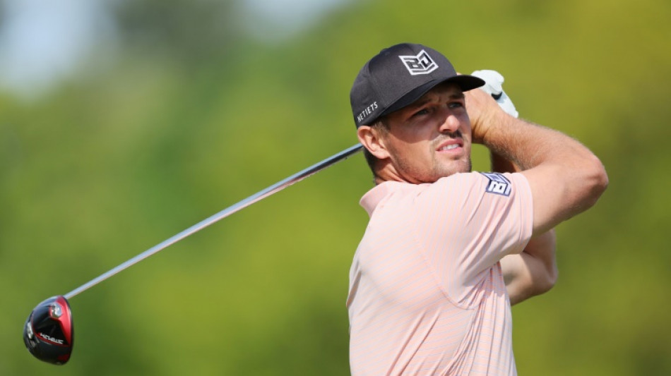 Leaner DeChambeau still brings to power to lead at PGA