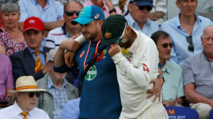 Lyon's Ashes future in doubt as he arrives at Lord's on crutches
