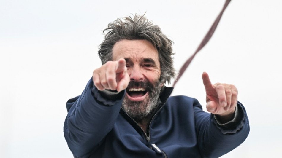 Last Vendee skipper arrives, after the deadline but 'on a cloud'