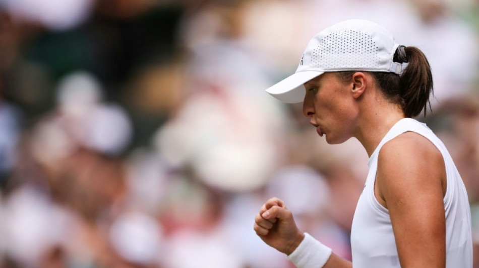 Swiatek gets 'goosebumps' after reaching first Wimbledon semi-final