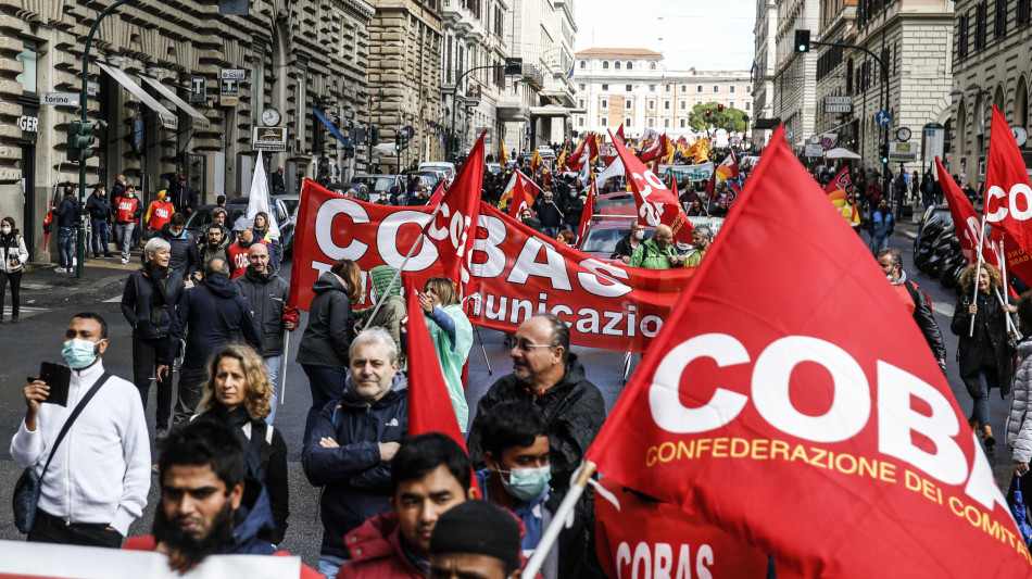 Domani sciopero generale Cobas e di tutti sindacati di base