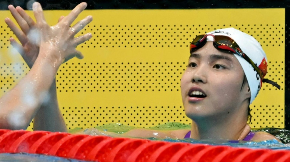 China swimmer, 13, seals Games hat-trick as North Korea win first gold