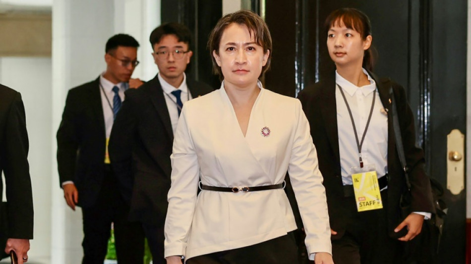 Taiwan VP says not intimidated after alleged China plot