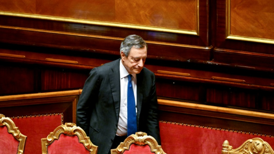 Italie: Draghi sur le d&eacute;part apr&egrave;s l'implosion de sa coalition