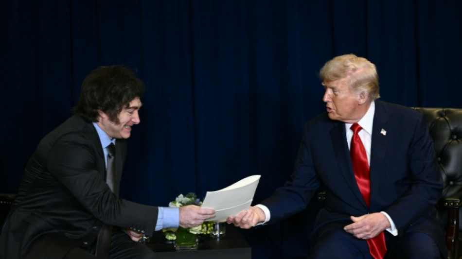 Em reunião com Milei, Trump diz que Argentina não precisa de 'resgate'