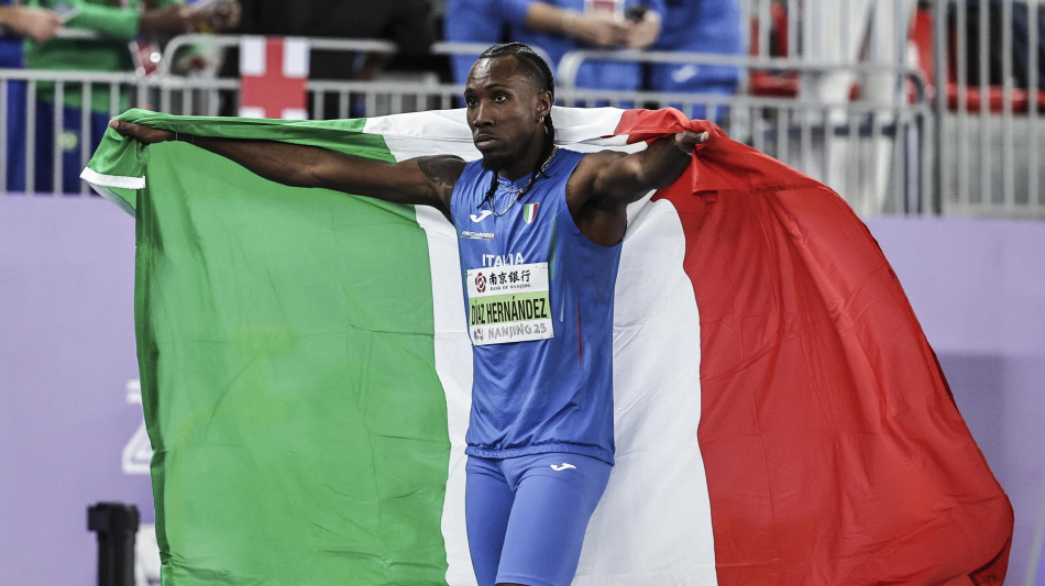 Atletica: Mondiali indoor; Diaz è oro nel salto triplo