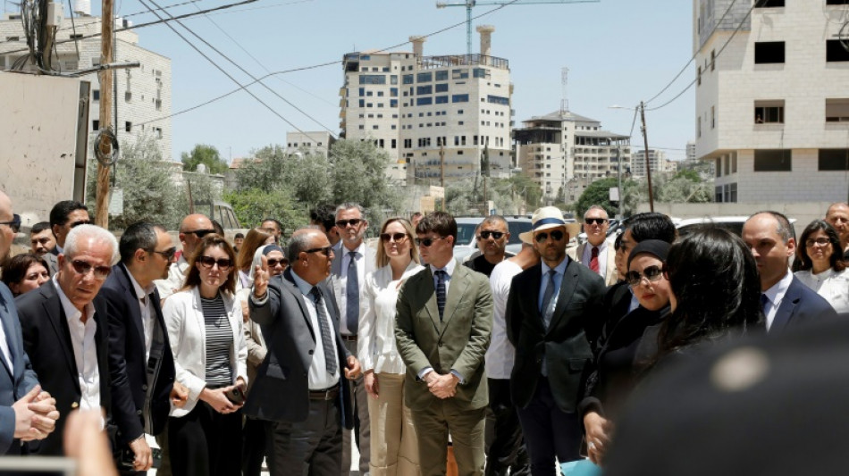 Israelische Soldaten schie&szlig;en im Westjordanland in Richtung von Diplomaten-Gruppe