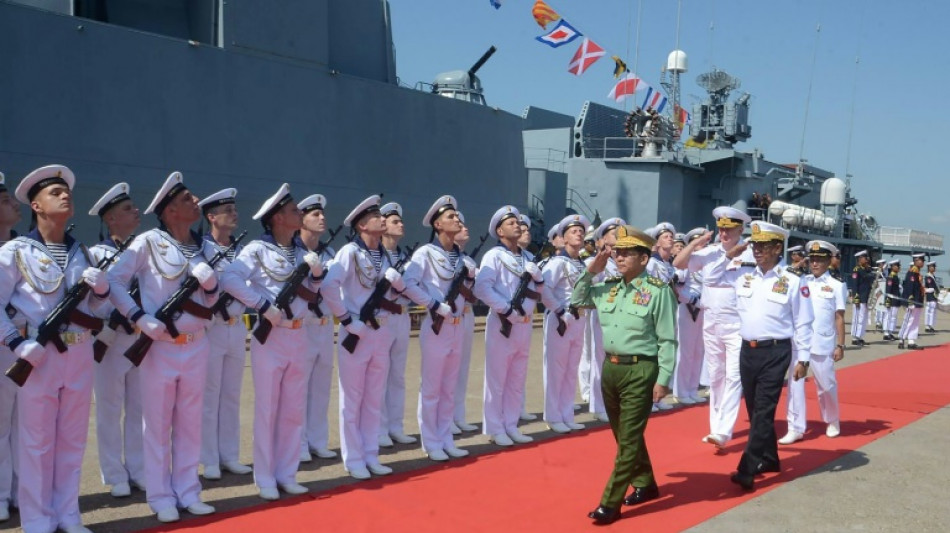 Russia navy chief kicks off Myanmar naval drills