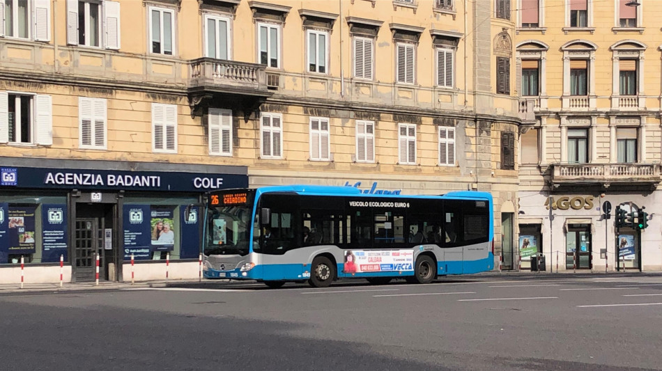 Sciopero trasporti, a Trieste stamani solo met&agrave; delle corse