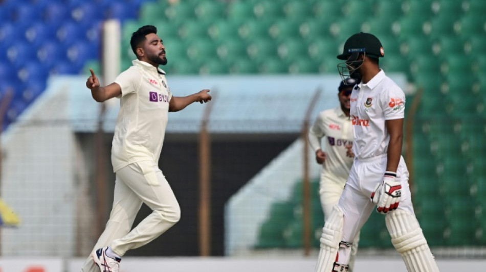 Bangladesh 37-2 at tea in reply to India's 404 in first Test