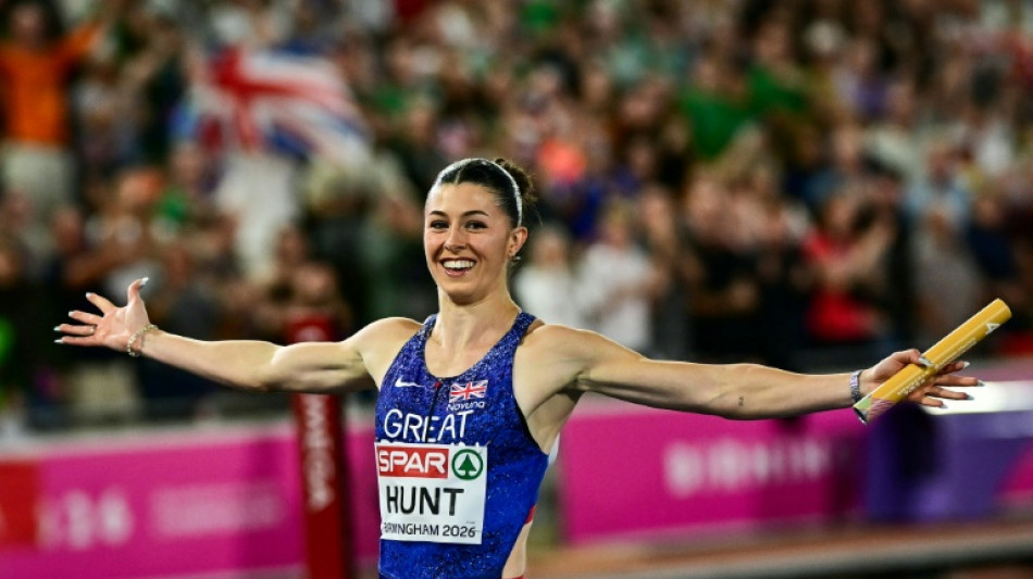 Amy Hunt bags fourth Euro gold as Britain win 4x100m mixed relay