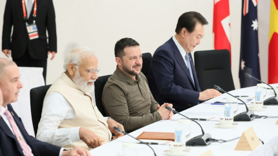 G7: Zelensky en quête de nouveaux soutiens diplomatiques et militaires