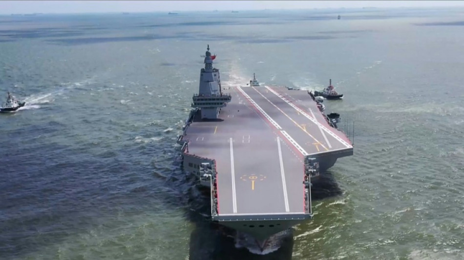 La Chine met en service son troisième porte-avions, symbole de la modernisation de sa marine