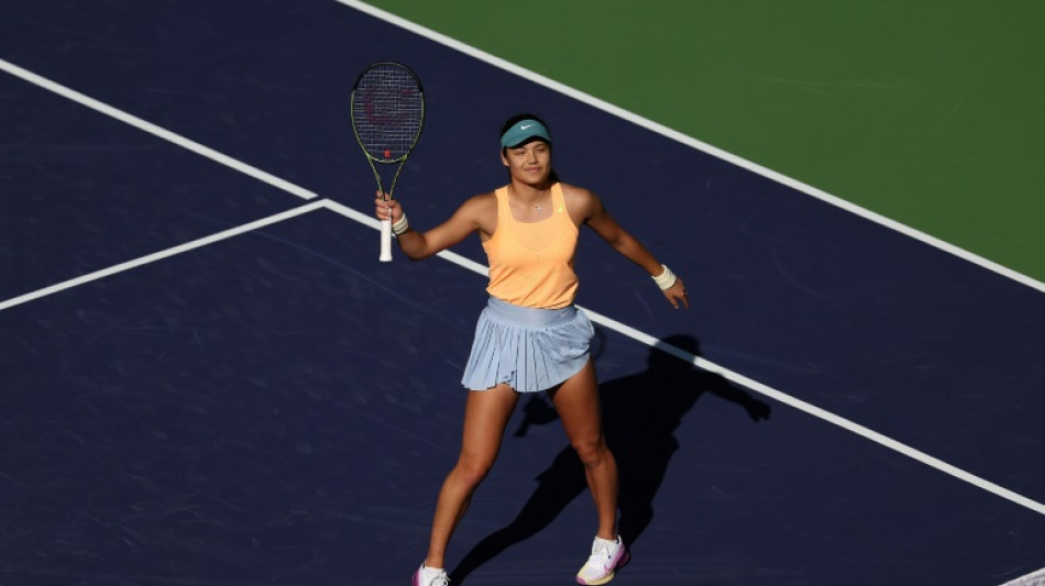 Raducanu, Wawrinka win Indian Wells openers