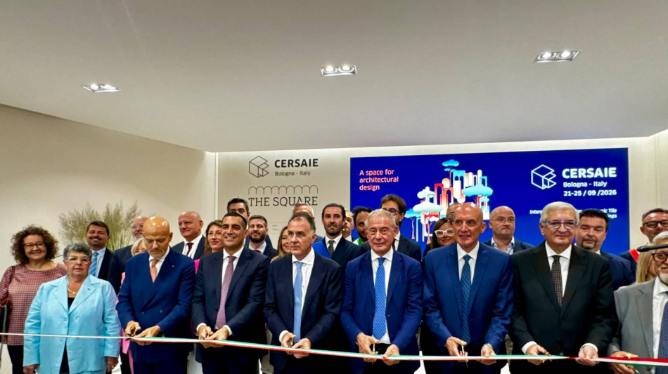 A Bologna inaugurata la 43/a edizione di Cersaie, quasi 600 espositori