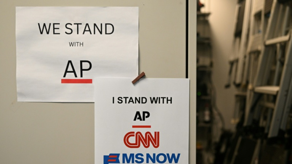 Un juge entend les arguments des deux camps dans le nouveau bras de fer entre Trump et les m&eacute;dias