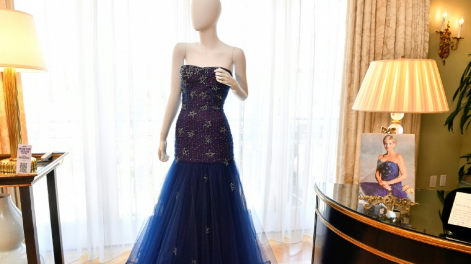 Des robes de la princesse Diana aux ench&egrave;res en Californie
