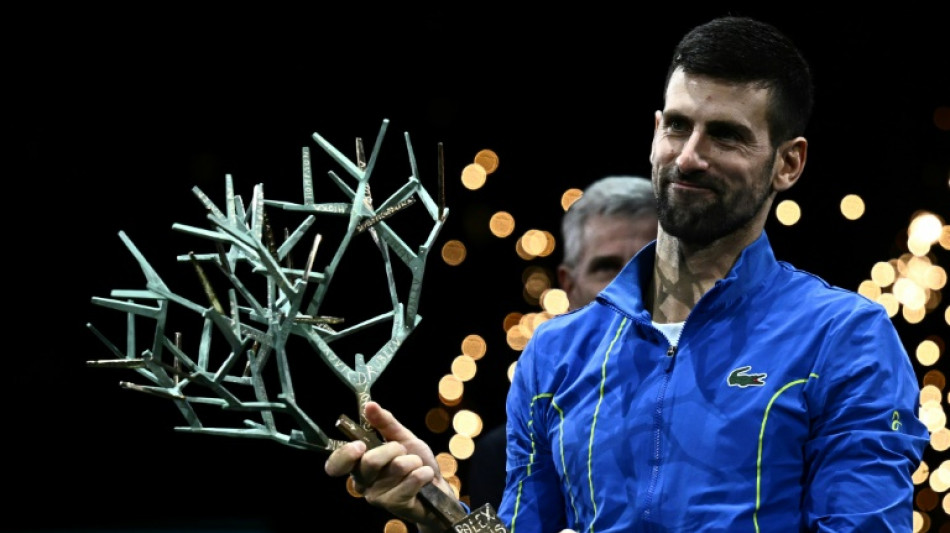 Djokovic sinks Dimitrov for 'extra sweet' seventh Paris Masters title