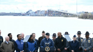 Br&uuml;ckeneinsturz in Baltimore: Biden gelobt bei Besuch Wiederaufbau