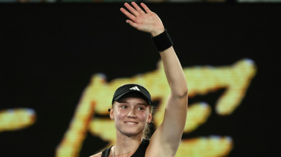 Wimbledon champion Rybakina races into Australian Open semi-final