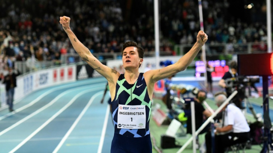 Athl&eacute;tisme: le Norv&eacute;gien Jakob Ingebrigtsen bat le record du monde en salle du 1500 m en 3 min 30 sec 60 &nbsp;