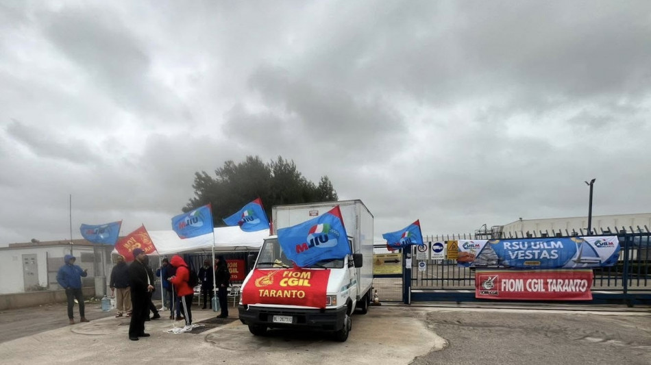 Fiom e Uilm, no trasferimento Vesta da Taranto, undicesimo giorno di sciopero