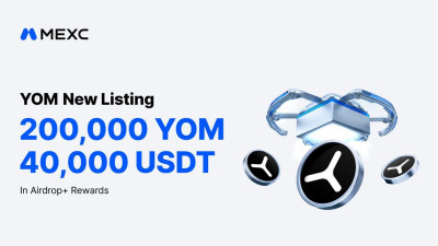 MEXC Lists YOM (YOM) with 200,000 YOM and 40,000 USDT in Airdrop+ Rewards