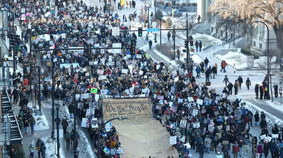 Tausende protestieren in Minneapolis gegen hartes Vorgehen der US-Einwanderungsbeh&ouml;rde