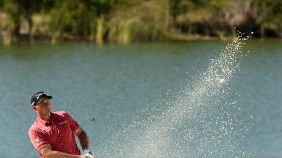 Two eagles lift Straka to World Challenge lead over Scheffler