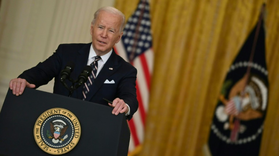 Invasion de l'Ukraine: Biden promet des sanctions "d&eacute;vastatrices" contre la Russie
