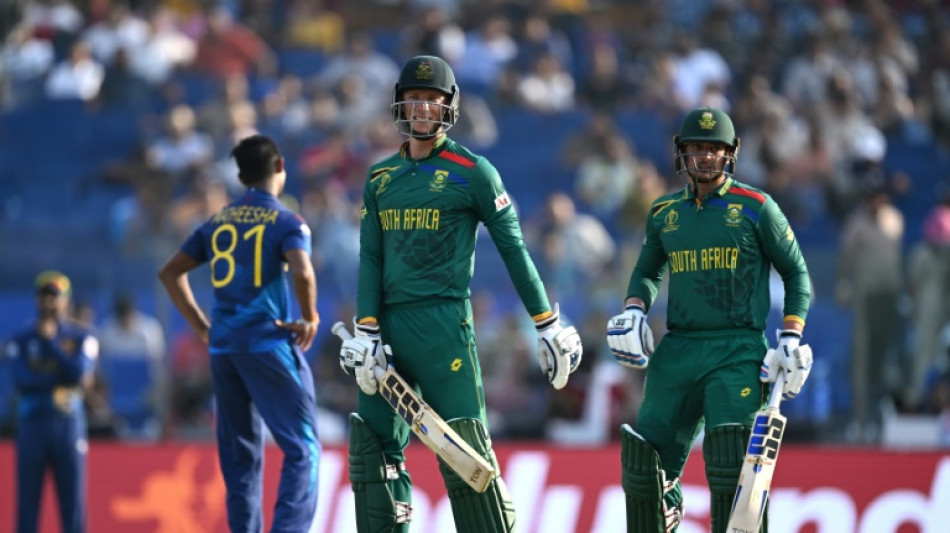 South Africa's De Kock, van der Dussen hit World Cup centuries
