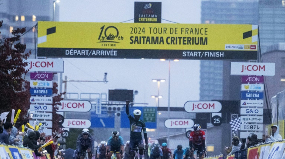 Cavendish coy on future as Girmay wins in Japan