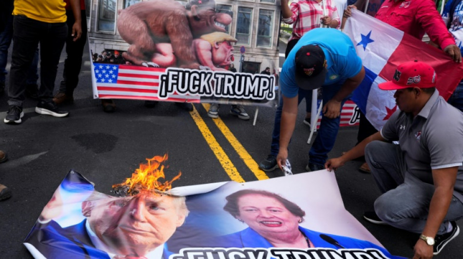 'Deixem o canal': panamenhos protestam contra Trump em frente &agrave; embaixada dos EUA