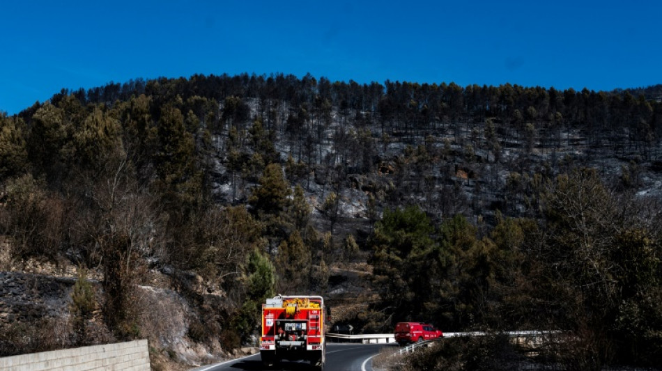 Mejoran condiciones para apagar el gran incendio del oeste de España